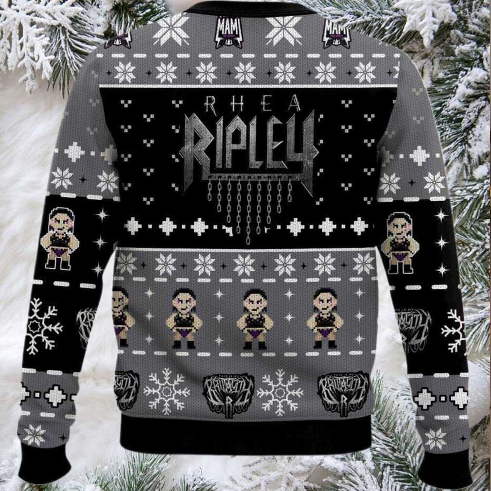 2025 Rhea Ripley Christmas Ugly Sweater