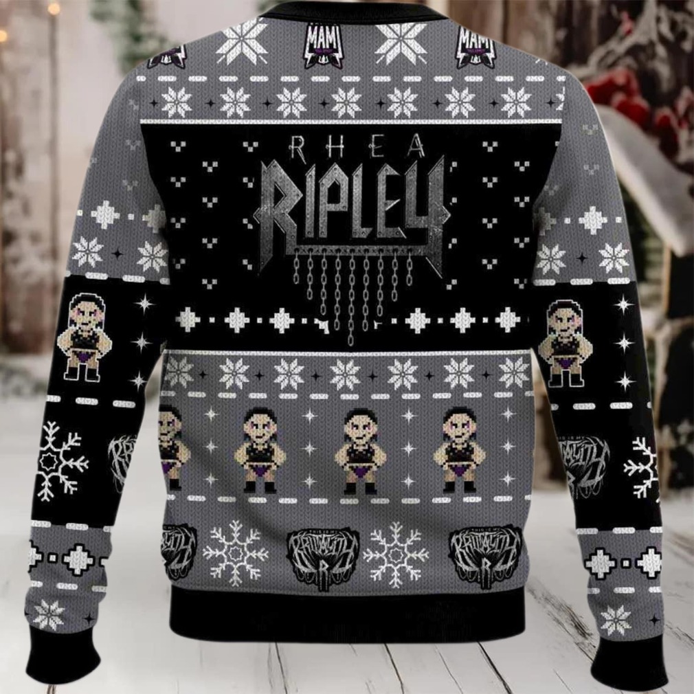 2025 Rhea Ripley Christmas Ugly Sweater 2025 Rhea Ripley Christmas Ugly Sweater