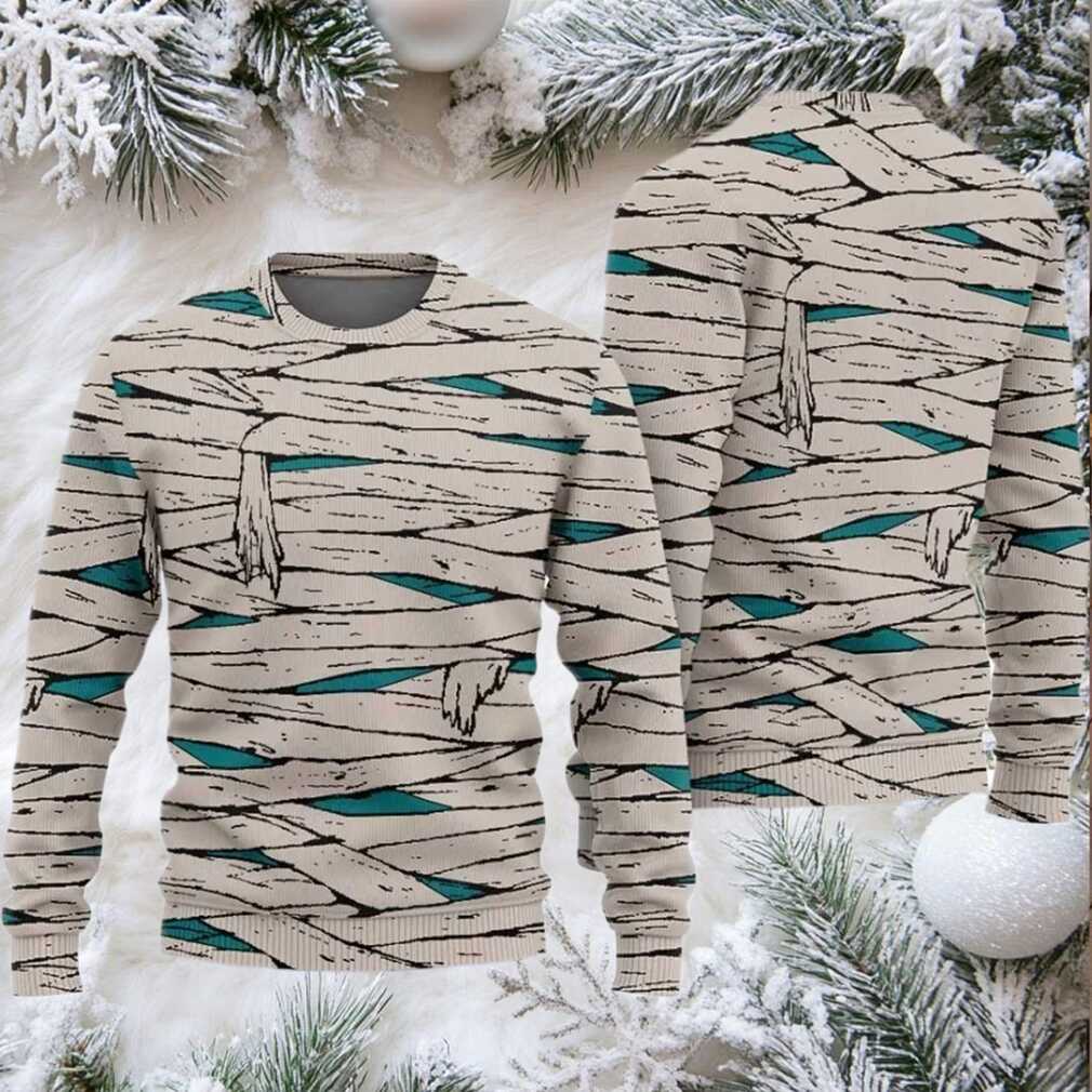 2025 Scary Mummy Halloween Costume Ugly Sweater