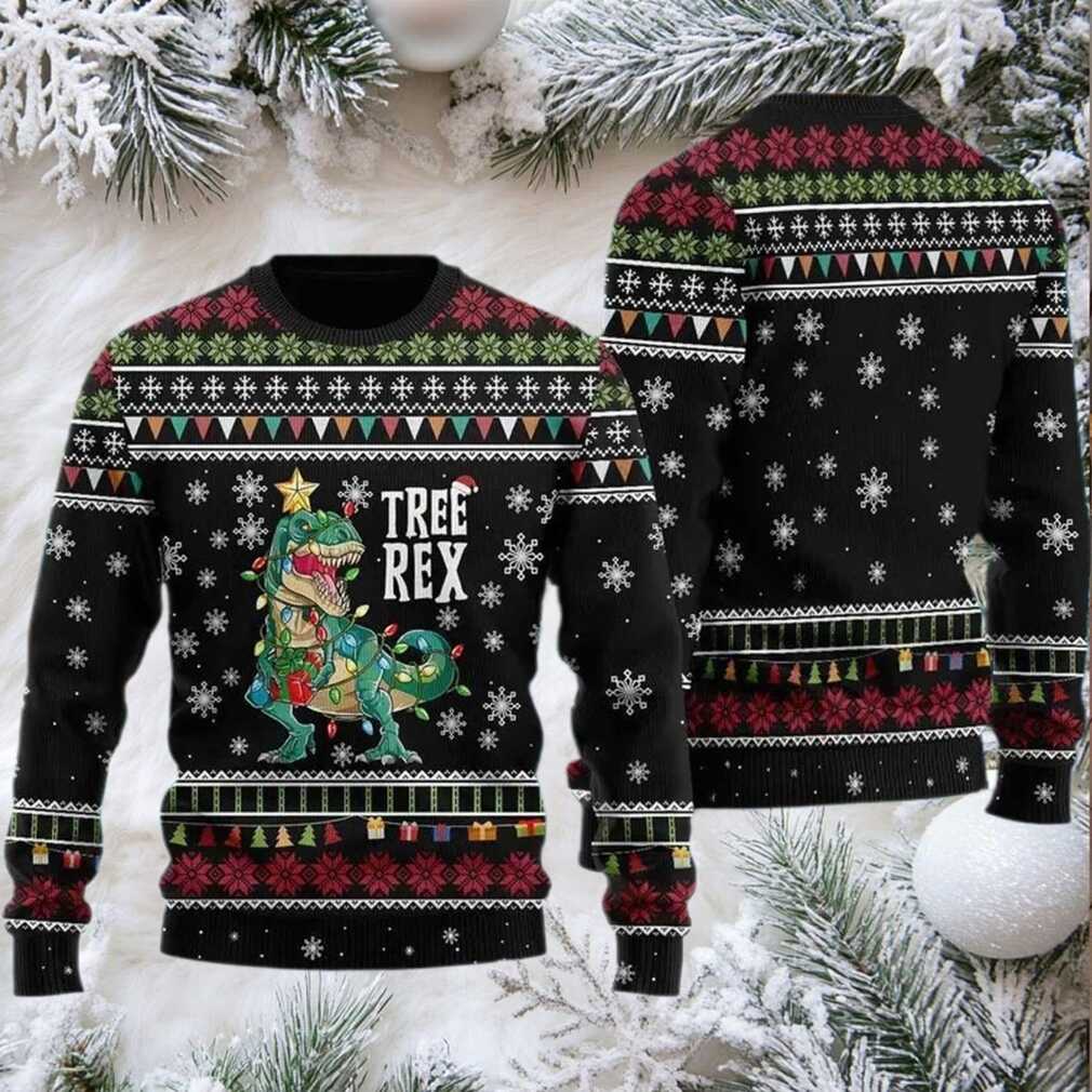 2025 Tree Rex Ugly Christmas Sweater