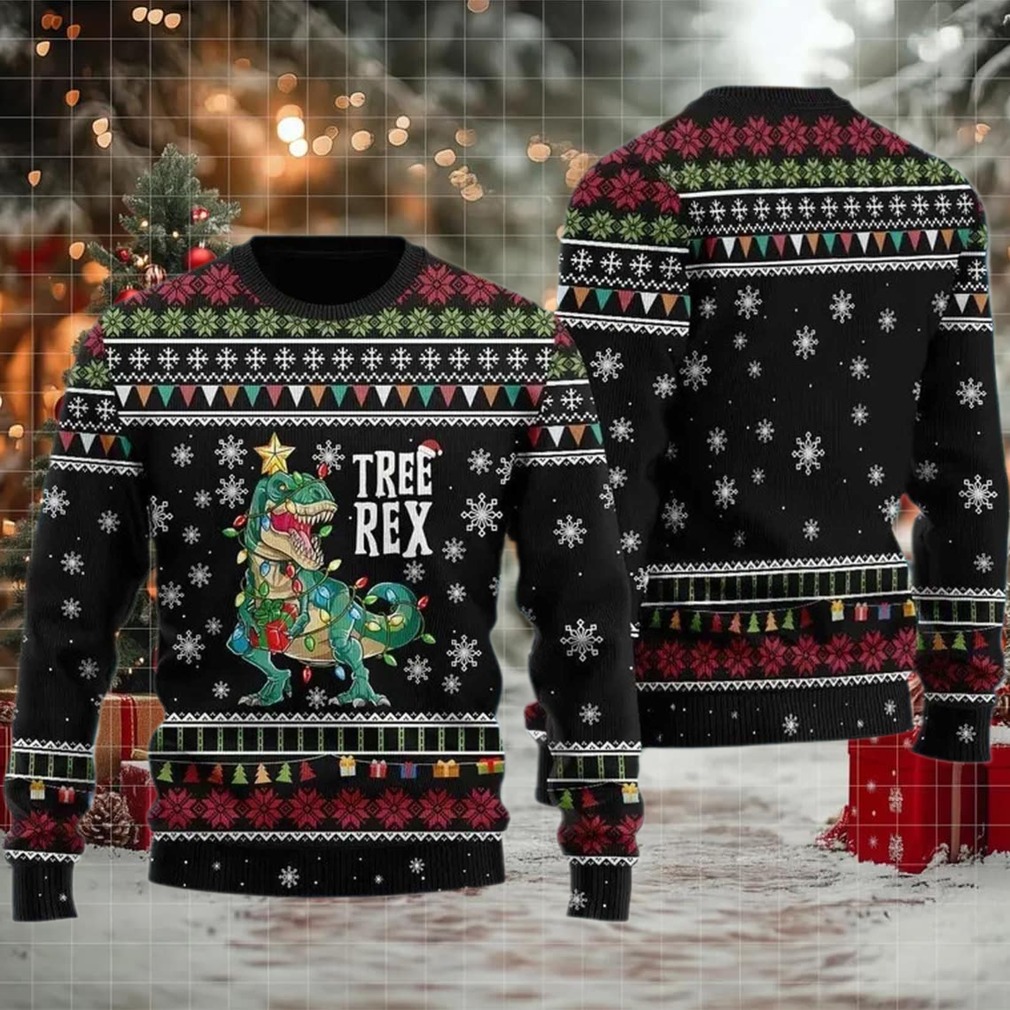 2025 Tree Rex Ugly Christmas Sweater