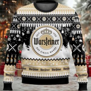 2025 Warsteiner German Beer Christmas Ugly Sweater