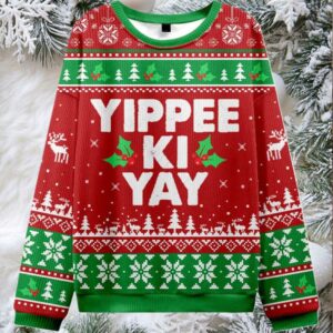 2025 Yippee Ki Yay Ugly Christmas Sweater 2025 Yippee Ki Yay Ugly Christmas Sweater