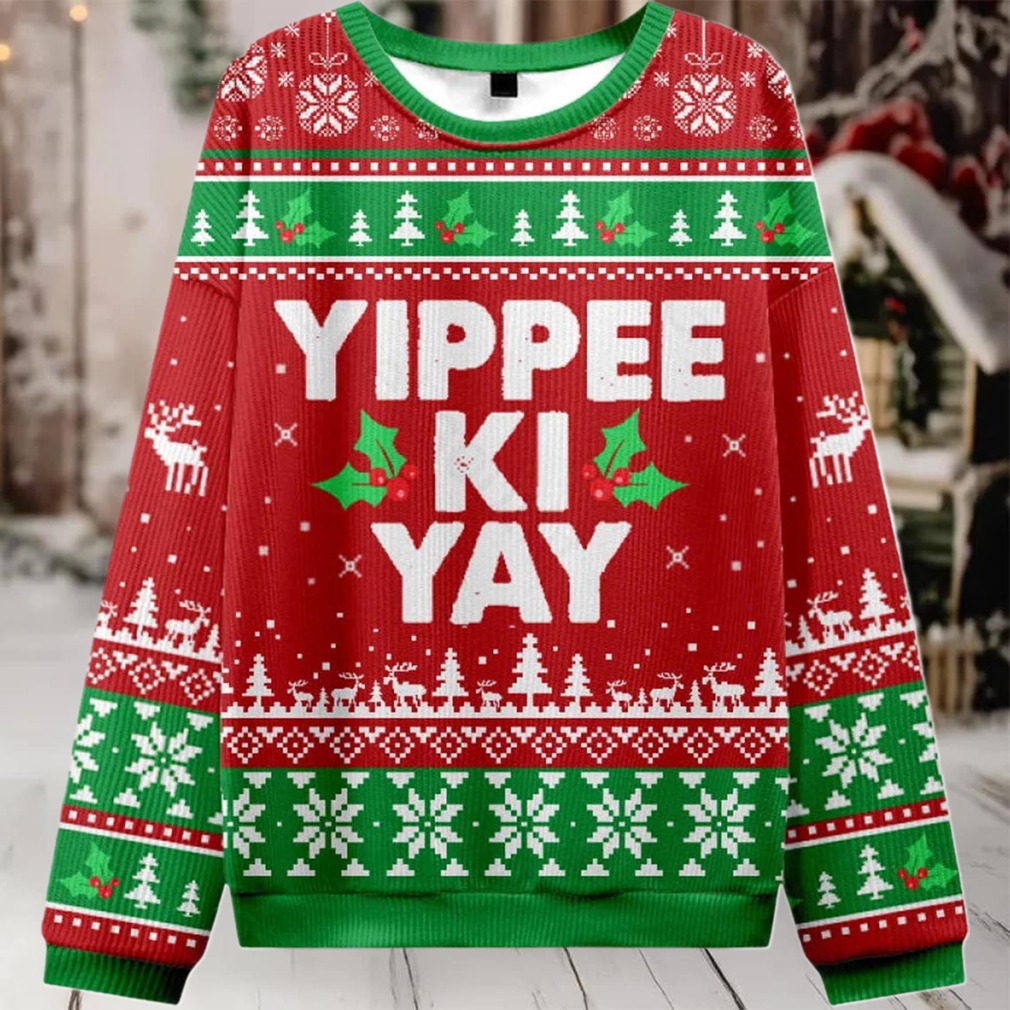 2025 Yippee Ki Yay Ugly Christmas Sweater 2025 Yippee Ki Yay Ugly Christmas Sweater