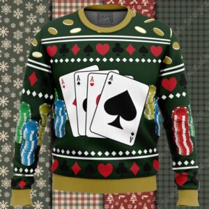 Ace Visconti Four Pips DBD Ugly Christmas Sweater