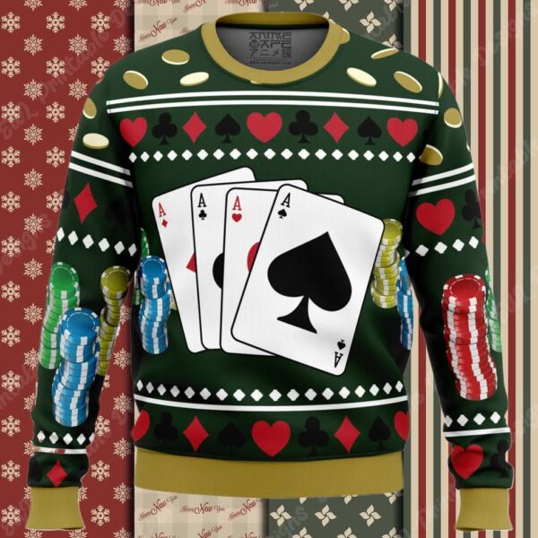 Ace Visconti Four Pips DBD Ugly Christmas Sweater