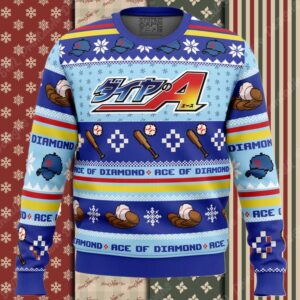 Ace of Diamond Ugly Christmas Sweater