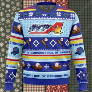 Ace of Diamond Ugly Christmas Sweater