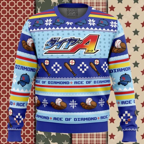 Ace of Diamond Ugly Christmas Sweater