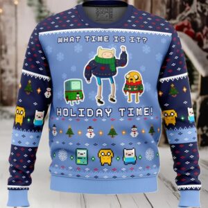Adventure Time Christmas Time Ugly Christmas Sweater