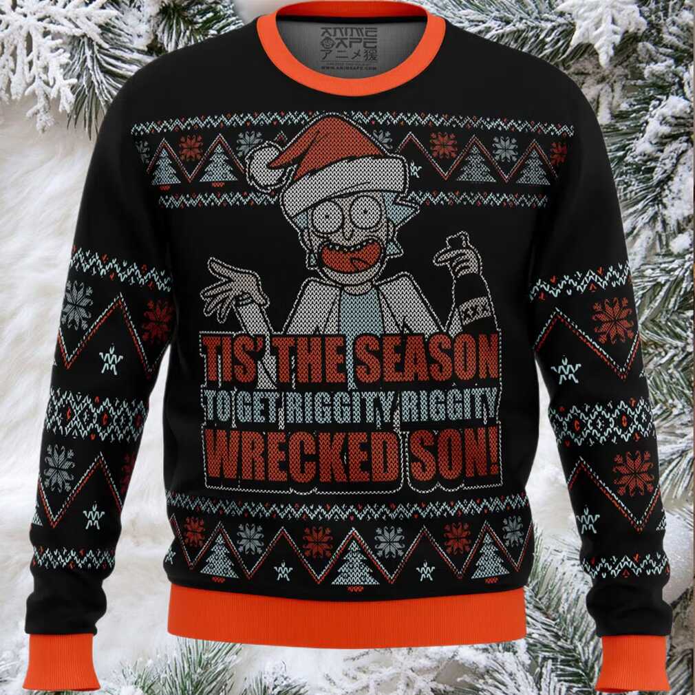 Rick and Morty Tis The Season Ugly Christmas Sweater
