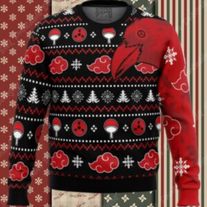 Akatsuki Itachi Symbolic Crows Christmas Sweater