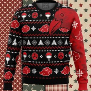 Akatsuki Itachi Symbolic Crows Christmas Sweater