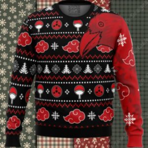 Akatsuki Itachi Symbolic Crows Christmas Sweater