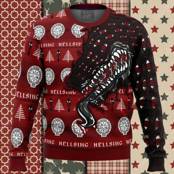Alucard Restraint Release Hellsing Ugly Christmas Sweater