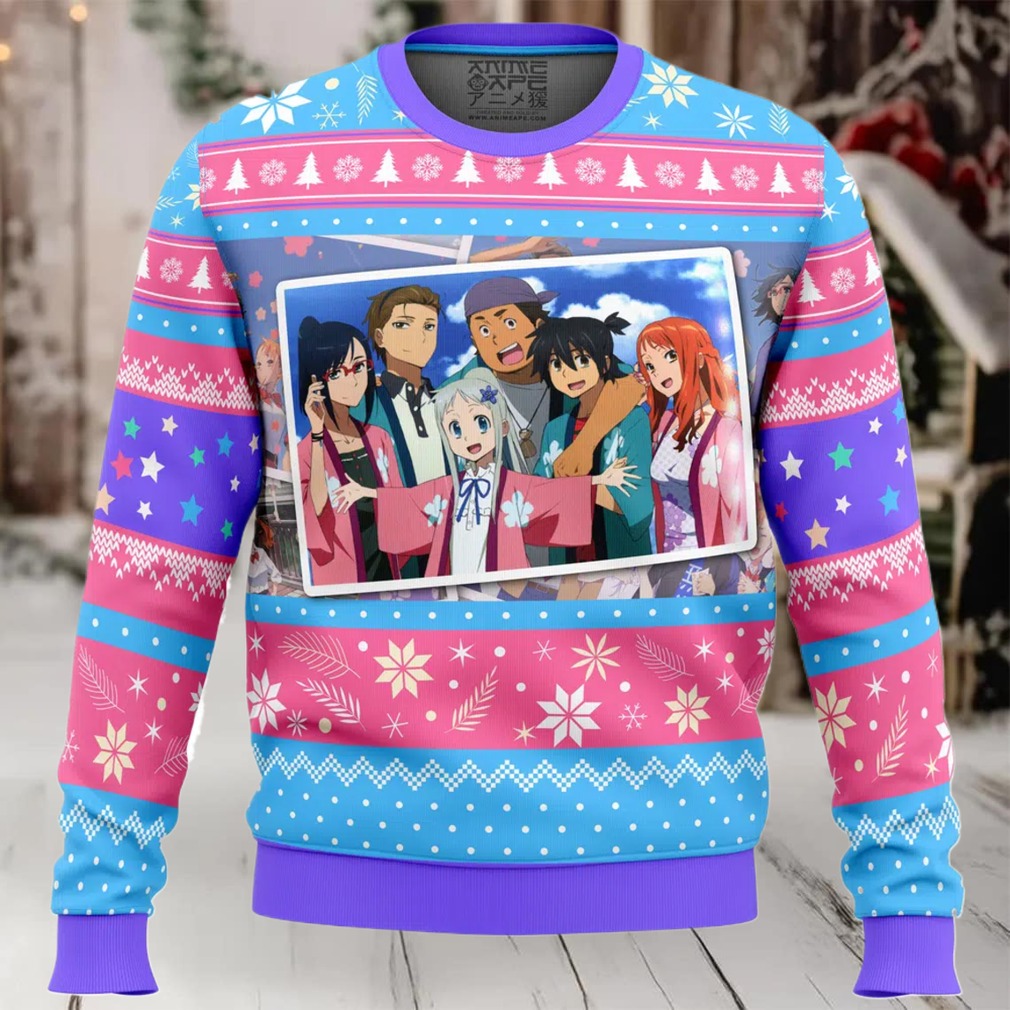 Anohana Anohana The Flower We Saw That Day Ugly Christmas Sweater Anohana Anohana The Flower We Saw That Day Ugly Christmas Sweater