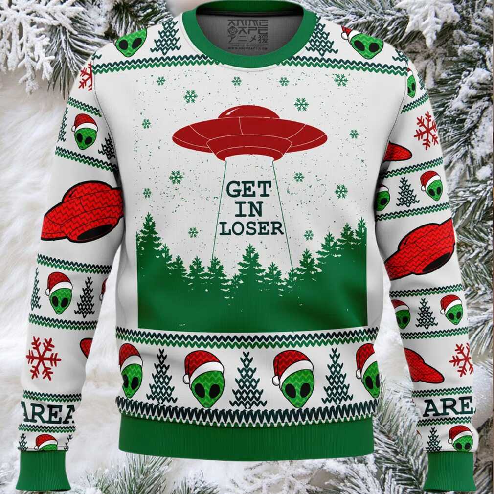 Area 51 Get in Loser Ugly Christmas Sweater