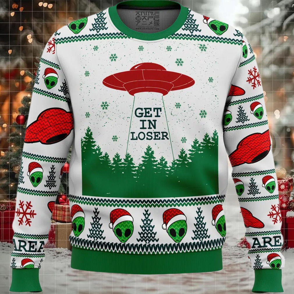 Area 51 Get in Loser Ugly Christmas Sweater