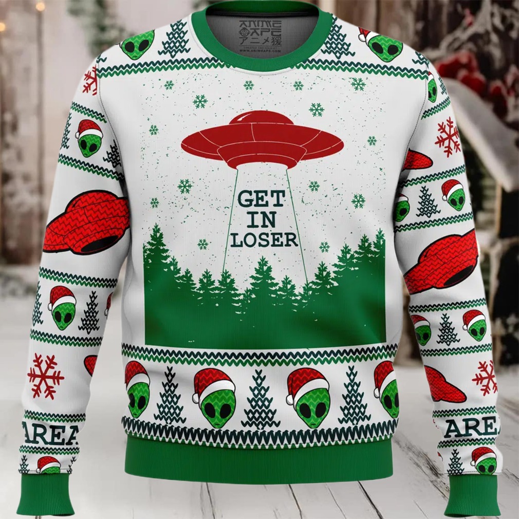 Area 51 Get in Loser Ugly Christmas Sweater Area 51 Get in Loser Ugly Christmas Sweater