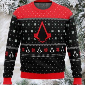 Assassins Creed Assassin Insignia Symbol Ugly Christmas Sweater