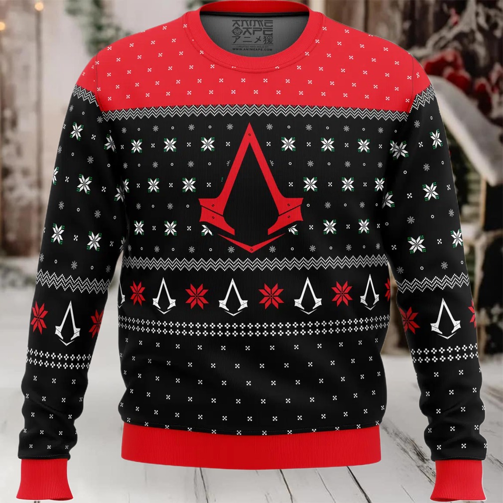 Assassins Creed Assassin Insignia Symbol Ugly Christmas Sweater Assassins Creed Assassin Insignia Symbol Ugly Christmas Sweater