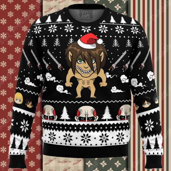 Attack Titan Attack On Titan Ugly Christmas Sweater