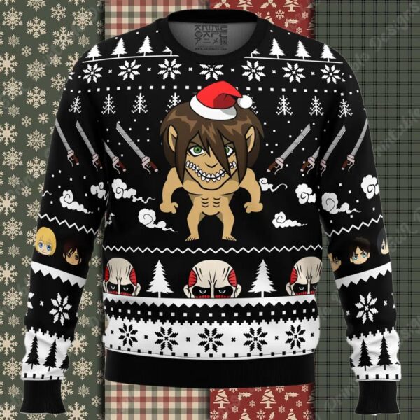 Attack Titan Attack On Titan Ugly Christmas Sweater