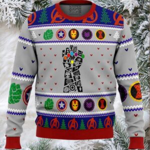 Avengers Gauntlet Ugly Christmas Sweater
