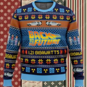 Back To The Future Ugly Christmas Sweater