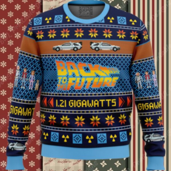 Back To The Future Ugly Christmas Sweater