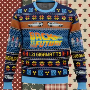 Back To The Future Ugly Christmas Sweater