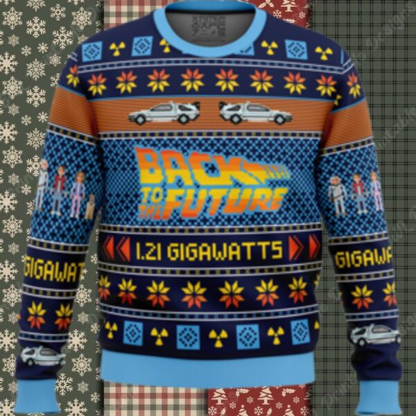 Back To The Future Ugly Christmas Sweater
