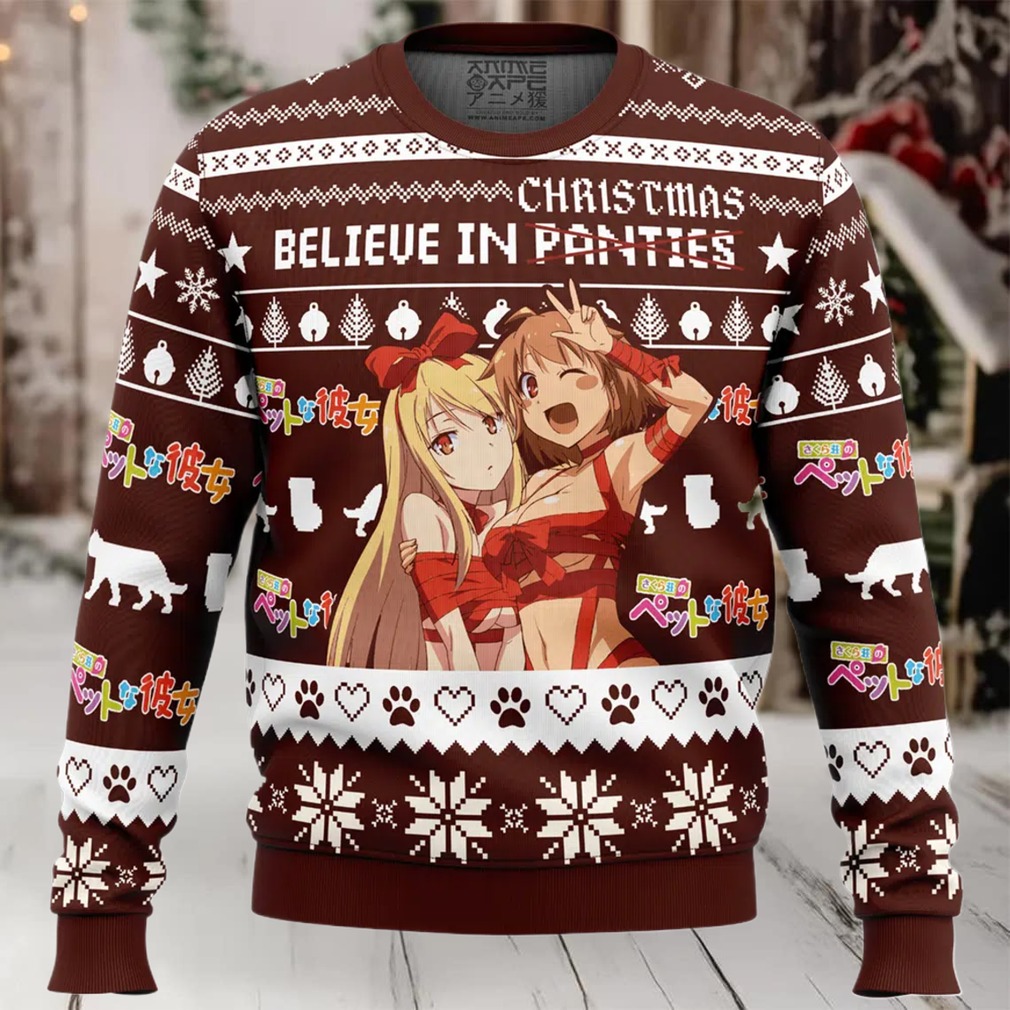 Believe in Christmas The Pet Girl of Sakurasou Ugly Christmas Sweater Believe in Christmas The Pet Girl of Sakurasou Ugly Christmas Sweater