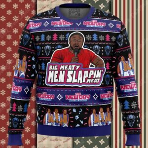Big Meaty Men Slappin Meat The New Day Ugly Christmas Sweater
