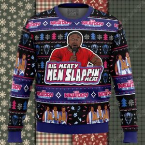 Big Meaty Men Slappin Meat The New Day Ugly Christmas Sweater