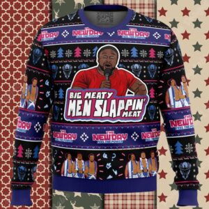 Big Meaty Men Slappin Meat The New Day Ugly Christmas Sweater