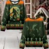Funny Santa Football Ugly Sweater 2025 Christmas