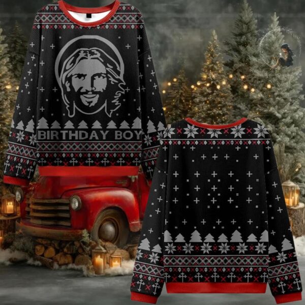 Birthday Boy Ugly Sweater 2025 Christmas