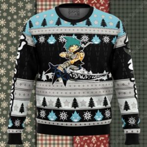 Black Star Soul Eater Ugly Christmas Sweater