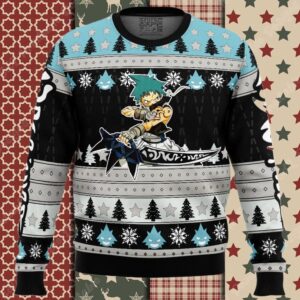 Black Star Soul Eater Ugly Christmas Sweater