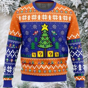 Bros Christmas Mario Bros Ugly Christmas Sweater