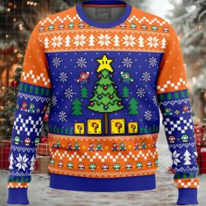 Bros Christmas Mario Bros Ugly Christmas Sweater