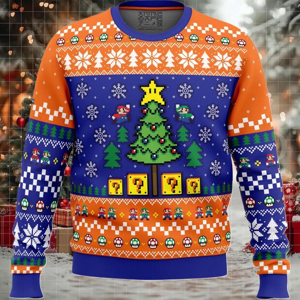 Bros Christmas Mario Bros Ugly Christmas Sweater