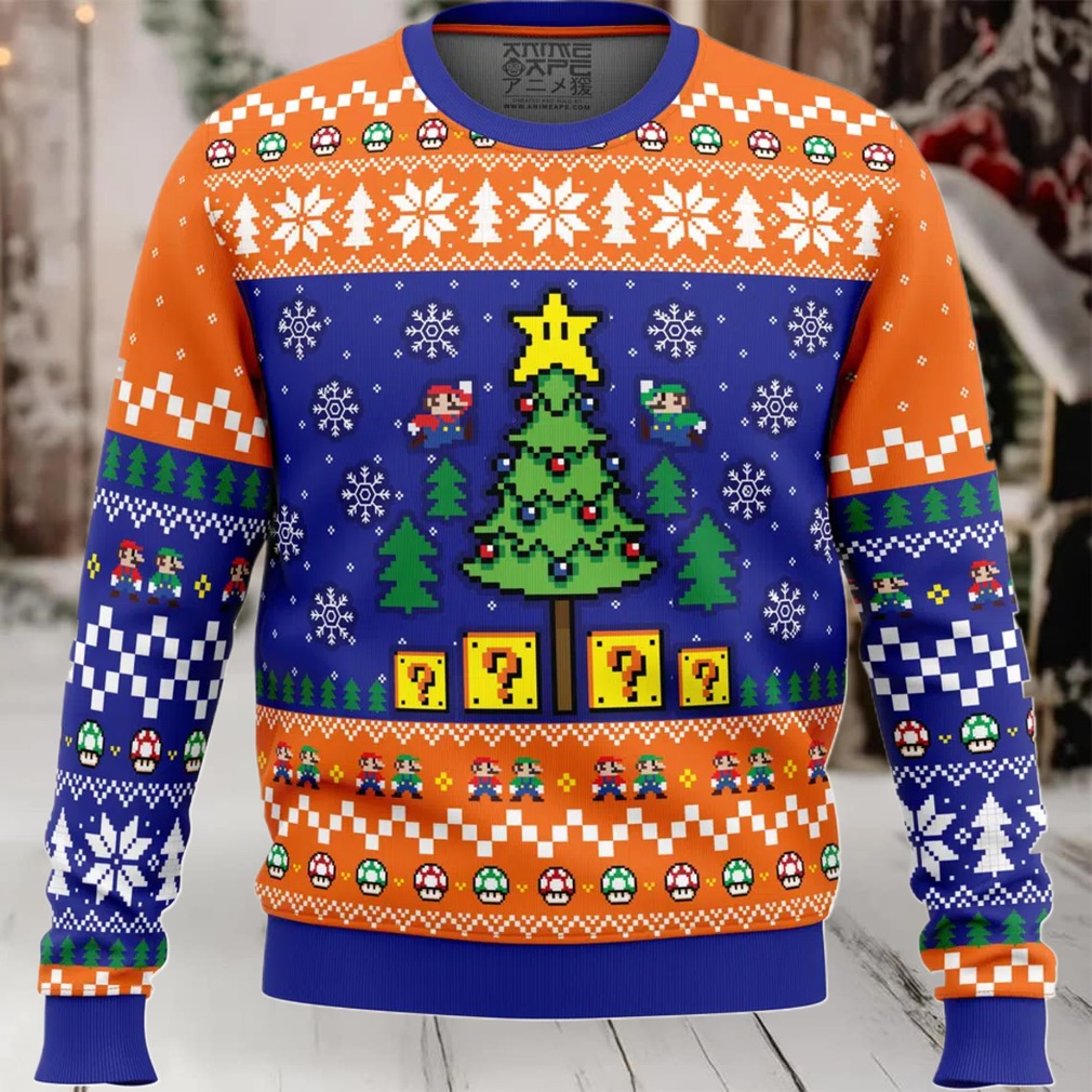 Bros Christmas Mario Bros Ugly Christmas Sweater Bros Christmas Mario Bros Ugly Christmas Sweater