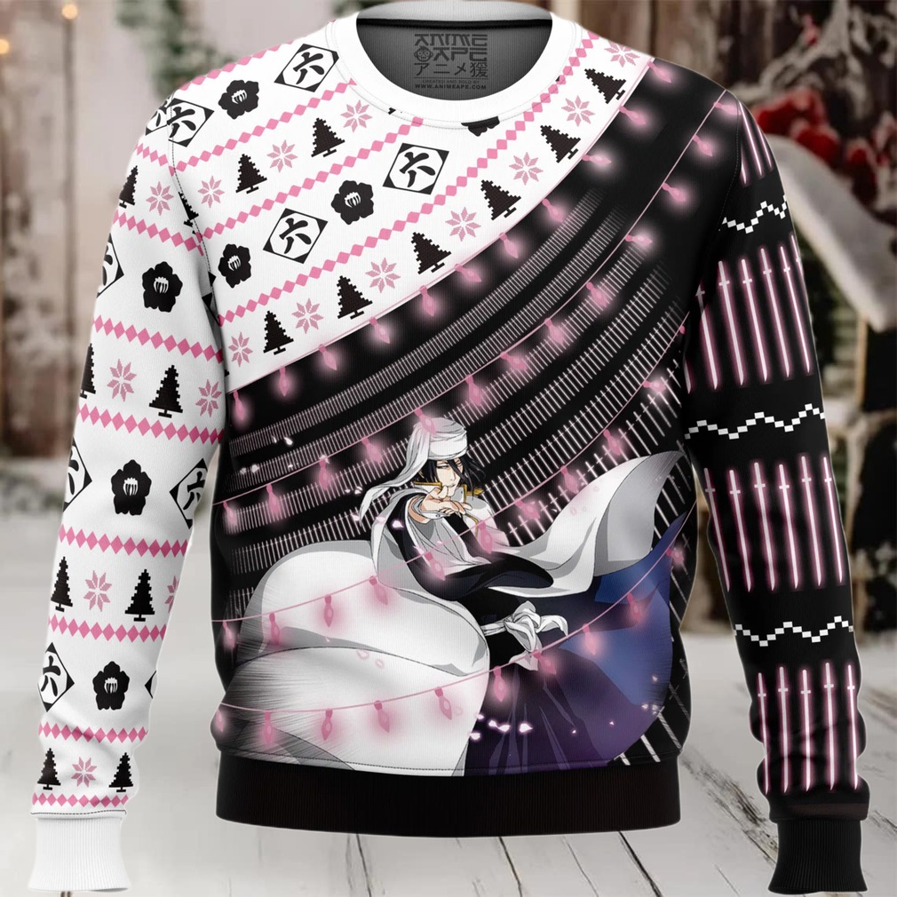 Byakuya Kuchiki Bleach Thousand Year Blood War Ugly Christmas Sweater Byakuya Kuchiki Bleach Thousand Year Blood War Ugly Christmas Sweater