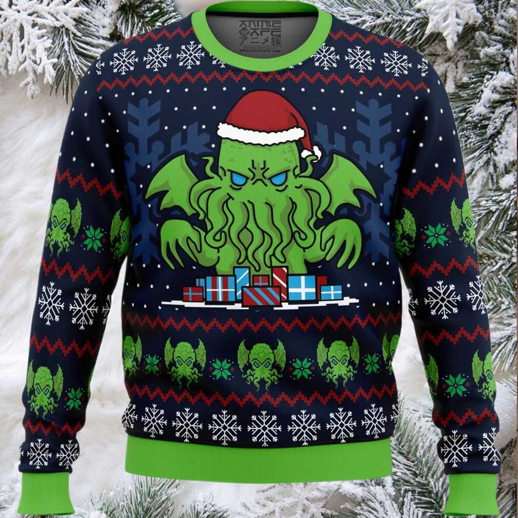 Call Of Christmas Cthulhu Ugly Christmas Sweater