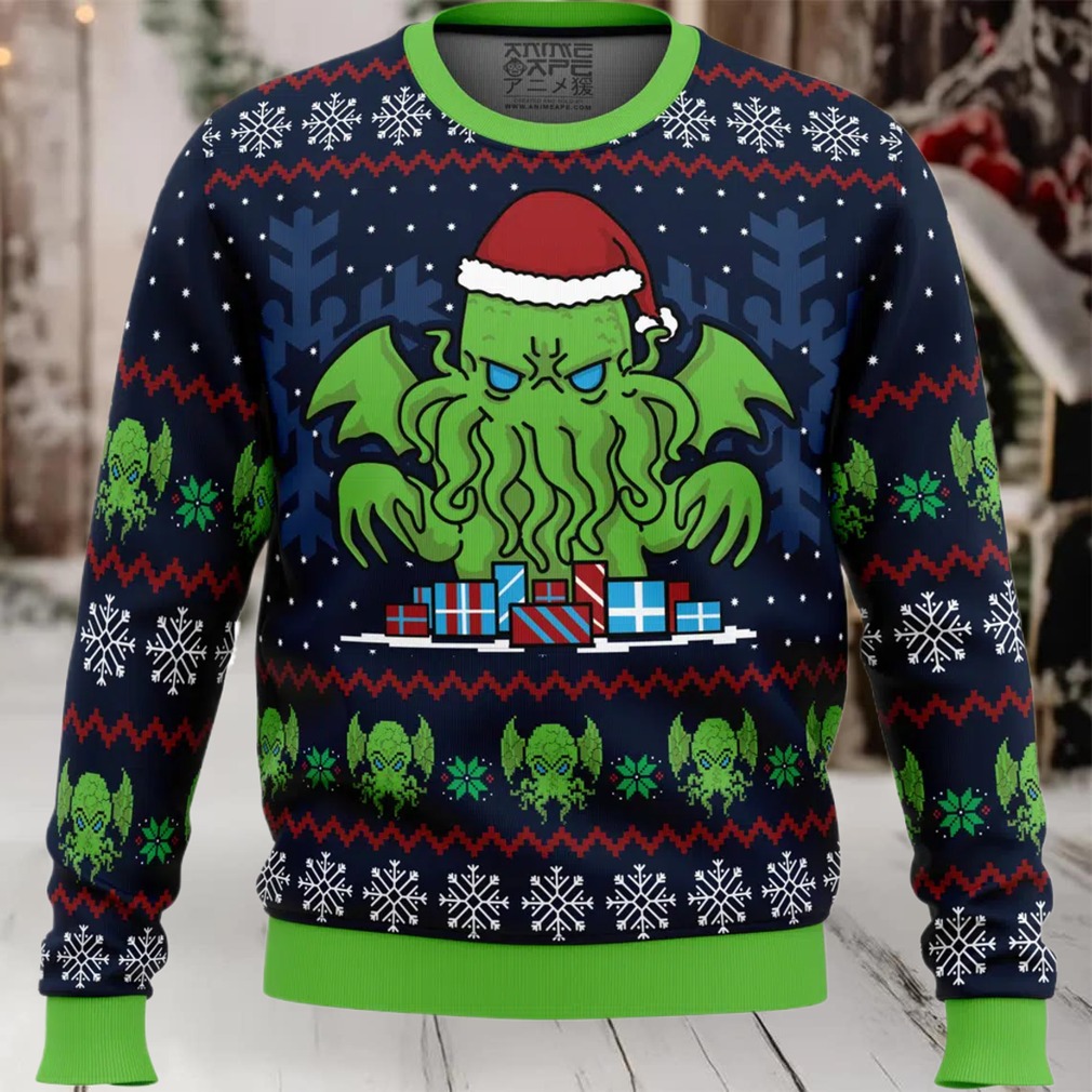 Call Of Christmas Cthulhu Ugly Christmas Sweater Call Of Christmas Cthulhu Ugly Christmas Sweater