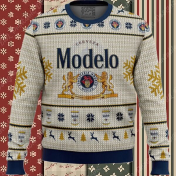 Cerveza Modelo Ugly Christmas Sweater