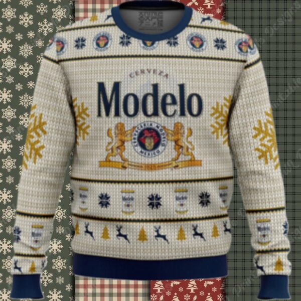 Cerveza Modelo Ugly Christmas Sweater
