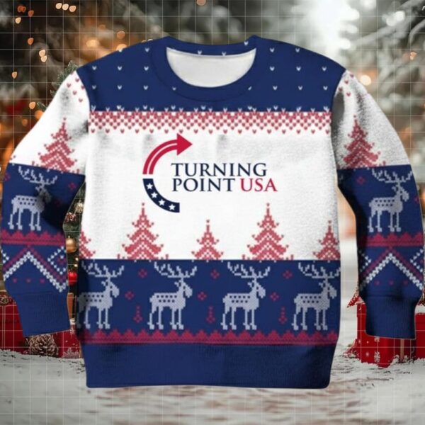 Charlie Kirk Turning Point USA Christmas Ugly Sweater